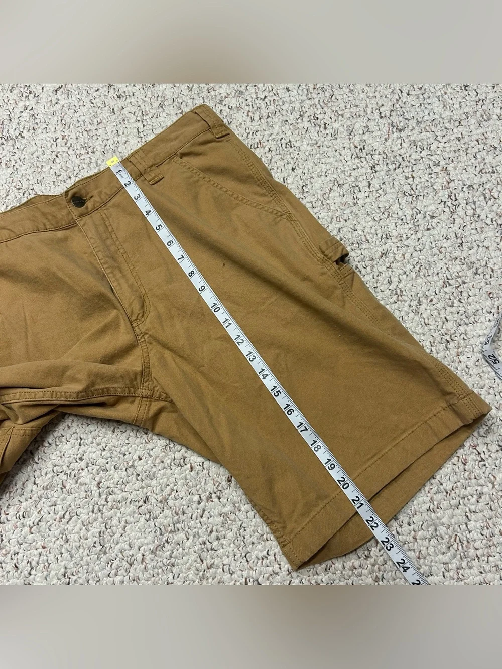 Carhartt Rugged Flex Rigby Relaxed Fit Canvas Shorts 36x11 103652-918 Brown Tan